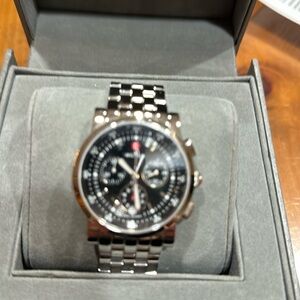 Brand new Michele sport sail analog watch in box with tags